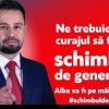(P.E.) Comunicat Corneliu Mureșan: CURAJ! Facem împreună schimbul de generații și Alba VA FI PE MÂINI BUNE!
