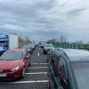 Frontiera Nădlac II „pe roșu”: Coadă la camioane și aglomerație la autoturisme