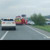Accident între Jucu și Apahida, coliziune cu trei mașini, doi bărbați răniți – VIDEO