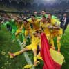 Zeci de suporteri români, prezenți la Frankfurt pentru a sprijini echipa națională în meciul decisiv cu Slovacia: „Să fie puternici, că pot. Avem încredere în ei”