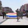 Ceremonial militar religios la Târgoviște de Ziua Drapelului Național