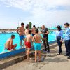 Jandarmii, acțiune de informare preventivă în rândul copiilor de la Complexul Turistic de Natație Târgoviște