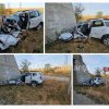 Accident mortal la iesire din Medgidia spre Valea Dacilor! Un sofer a murit dupa ce a intrat cu masina intr-un cap de pod (FOTO+VIDEO)