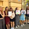 Protest al elevilor in fata Ministerului Educatiei! Se solicita retragerea proiectelor Statutul Elevului si “ROFUIP“ (GALERIE FOTO)