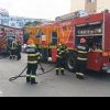 Pompierii au intervenit la un bloc de langa piata agroalimentara de la Astralis