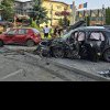 Accident în Gilău, Cluj- Două mașini și un TIR, implicate/ Patru oameni au fost răniți, între care și doi copii. Va ateriza și elicopterul SMURD- VIDEO