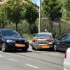 Accident pe strada Plopilor din Cluj, intersecția cu Pandurilor. Trei mașini implicate, după ce un șofer nu s-a asigurat FOTO