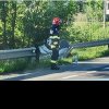 Cluj: Accident la ieșire Dej! Două persoane transportate la spital pentru investigații de specialitate