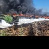 Incendiu în Apahida! Flăcările au cuprins mai multe cauciucuri dintr-o gospodărie - FOTO