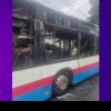 Momente de panică în Oradea. Un autobuz cu pasageri a luat foc în mers