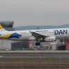 Avionul Dan Air s-a defectat la Bergamo iar compania trebuie să trimită piese din țară pentru reparații