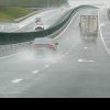 Atenție, șoferi! Ploaie torenţială pe Autostrada Soarelui