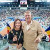 Familia Iohannis, în tribune, la meciurile sportivilor români