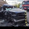 Accident grav în Constanța: Un SUV a intrat frontal într-un TIR. A fost chemat un elicopter SMURD