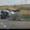 UPDATE: Două BMW-uri, ciocnire frontală pe raza comunei Banca (FOTO)
