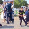 VIDEO | CÂND TE BAGI ÎN OALA ALTUIA | Scandal filmat cu polițiști: a venit să bea o bere și s-a trezit la poliție!