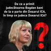 De ce a primit judecătoarea Bogdan bani de la o parte din Dosarul ICA, în timp ce judeca Dosarul ICA?