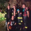 Doi bărbaţi şi o fetiţă de 10 ani, surprinşi de furtună pe râul Nera, salvaţi de pompieri