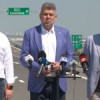 Ciolacu a inaugurat zece km de autostradă