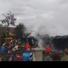 Incendiu cauzat de trăznet, într-o localitate din Harghita
