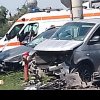 Accident grav, în Oradea: trei mașini s-au făcut ghem, în urma unui impact deosebit de violent
