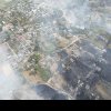 Incendiu devastator într-o comună din Constanța. 20 de gospodării au fost făcute scrum. VIDEO