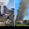Incendiu uriaș la o fermă de bovine din Satu Mare. Zeci de animale carbonizate- VIDEO