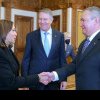 Nicolae Ciucă, întâlnire cu vicepreședintele SUA Kamala Harris, în prezența președintelui Klaus Iohannis