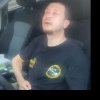 Un șofer beat și drogat, a adormit la volan, în mijocul străzii VIDEO