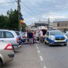 Bărbat accidentat grav pe trecerea de pietoni de o mașină a poliției, în județul Galați