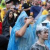 Fanii au urmărit România – Olanda pe ecrane gigant, la București, pe ploaie. Unde s-a văzut în Capitală meciul din „optimile” Euro 2024