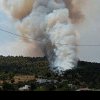 Nou incendiu de amploare în pădurile de lângă Atena. Intervin 100 de pompieri cu 25 de autospeciale și 16 aeronave de stingere
