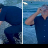 „Purissima!”. Pentru a le arăta turiștilor că apa nu este infestată, primarul bea direct din Lacul Garda | VIDEO
