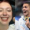 Reacția iubitei lui David Popovici după ce sportivul a câștigat aurul la JO de la Paris. Taisia Nițuleasa l-a urmărit din tribune
