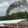 VIDEO Incendiu la Dino Parc Râşnov! Un dinozaur a fost distrus!