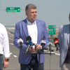 Ciolacu și Grindeanu, la inaugurarea noului tronson de autostradă: Nu vom opri investițiile, în acest ritm se dezvoltă România
