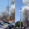 Incendiu de proporții în Chiajna. În apropiere se află un centru comercial