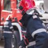Incendiu în incinta unui magazin din Sebeș. Intervin pompierii din oraș