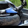 Un motociclist a ajuns într-un șanț, în apropiere de localitatea Poșaga