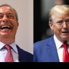Donald Trump l-a felicitat pe Nigel Farage pentru că a intrat în Parlamentul britanic: „E un om care îşi iubeşte cu adevărat ţara”