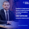Candidatul pentru funcție în ambele colegii ale CSP, Constantin Șușu, a promovat evaluarea