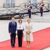 (foto) Maia Sandu a stat lângă Klaus Iohannis la ceremonia de deschidere a JO: Șefa statului a purtat ie la Paris