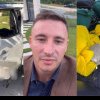 (video 18+) Jaf la palat. Mașina cumnatului lui Emilian Crețu, spartă noaptea trecută, în curtea actorului: P**ari, au ciordit actele