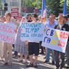 (video) „Libertate pentru Moroșan”: Socialiștii au organizat un protest la Curtea de Apel Bălți și cer eliberarea consilierului, reținut după o bătaie