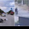 (video) Momentul fatal, în care un TIR spulberă adolescentul de 17 ani cu motocicleta, la Comrat
