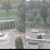 (video) „Plouă de sus sau de jos?”. Potop pe o stradă din sectorul Ciocana