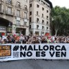 Mii de persoane au manifestat la Palma de Mallorca împotriva turismului