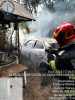 Vâlcea: Maşină cuprinsă de flăcări, la Glăvile