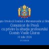 COMUNICAT DE PRESĂ al Episcopiei Ortodoxe Române a Maramureșului și Sătmarului privind situația profesorului Cosmin Vasile Lăuran
