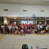 FOTO | 80 de copii și 23 de adulți din Bihor, rămași în gara din Arad, au cerut ajutorul Crucii Roșii
